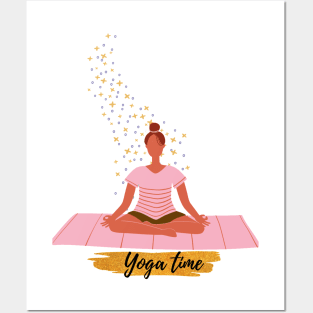 YOGA T-SHIRT Posters and Art